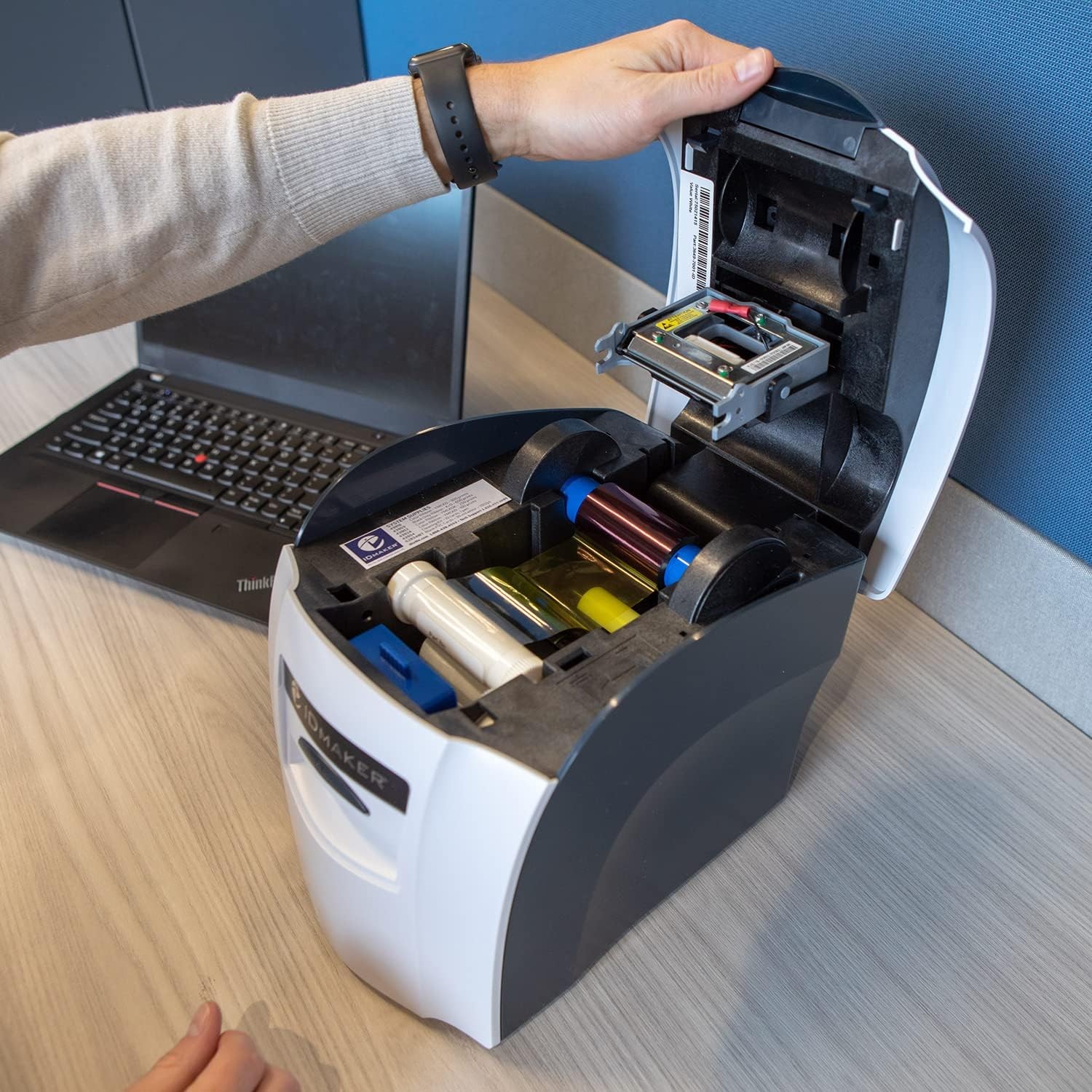 Loading Ribbons & Cards In Your ID Card Printer