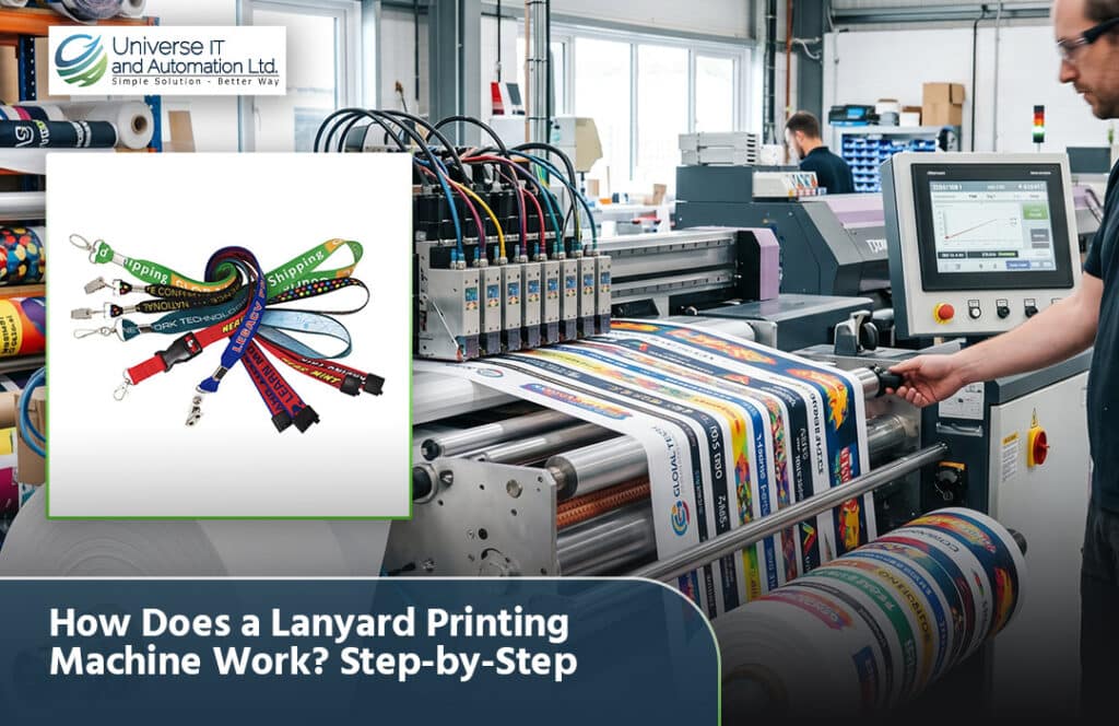 How Does a Lanyard Printing Machine Work? Step-by-Step