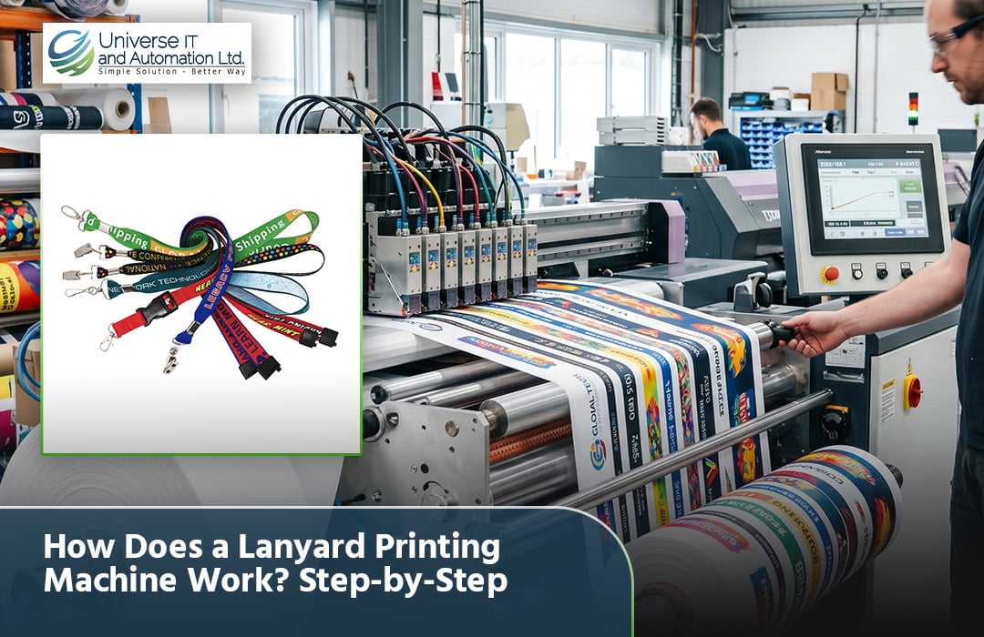 How Does a Lanyard Printing Machine Work? Step-by-Step